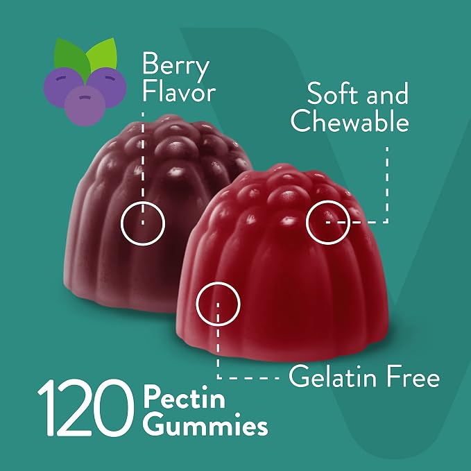 VITEEY Probiotic Gummies with Prebiotics – Gut Health Supplements for Digestive Health – 2 Billion CFUs – Vegan, Gluten-Free – 120 Count