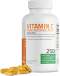 Bronson Vitamin C 1000mg Premium Non-GMO Ascorbic Acid Tablets, 250 Count