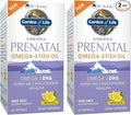 Garden of Life Prenatal DHA Omega 3 Fish Oil Supplement - Minami Natural Prenatal,Lemon,60 Softgels,(Pack of 2)