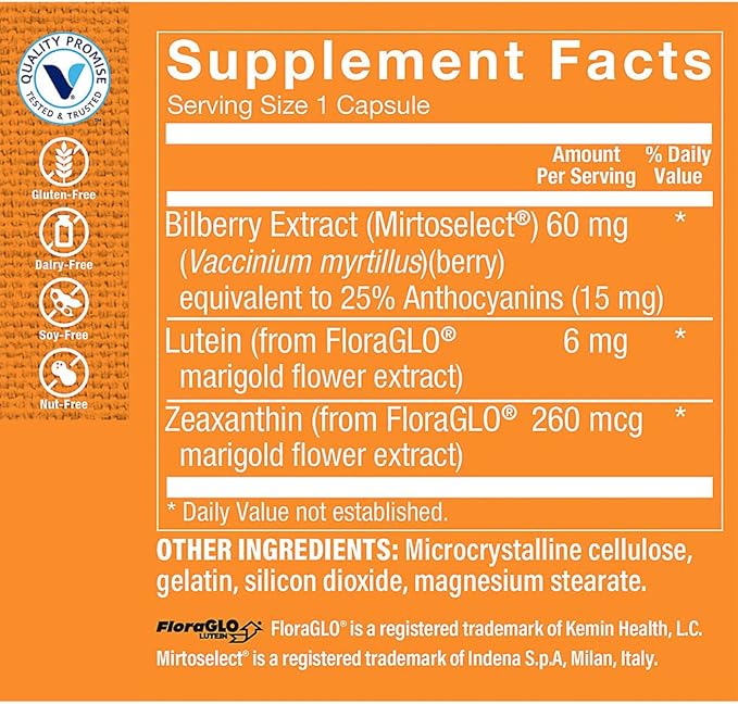The Vitamin Shoppe Lutein - Eye Health, Vision Support & Blue Light Protection, Carotenoid Antioxidant (240 Capsules)