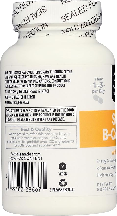 365 by Whole Foods Market, Vitamin B Stress Complex with Vitamin C, 90 Veg Capsules