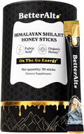 Better Alt Pure Himalayan Shilajit Sticks with Organic Honey, Saffron | Easy to Consume Shilajit| 30 Sticks for Energy Boost & Immune Support, 85+ Trace Minerals, 75%+ Fulvic Acid