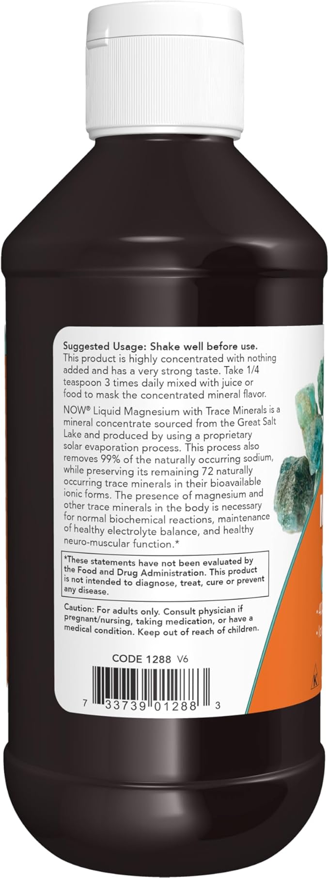 NOW Supplements, Liquid Magnesium with Trace Mineral, Nervous System Support*, 8-Ounce
