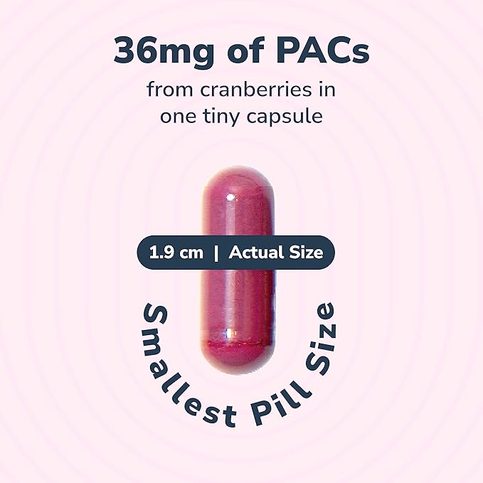 20% Bundle Utiva Cranberry PACs 30 Vegi Capsules Cranberry Supplement for Urinary Tract Health for Women and Men + Utiva D-Mannose 500mg 120 Capsules Naturally Flush The Bladder and Urinary Tract