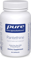 Pure Encapsulations Pantethine | Hypoallergenic Supplement Supports Healthy Lipid Metabolism and Cardiovascular Function | 60 Capsules