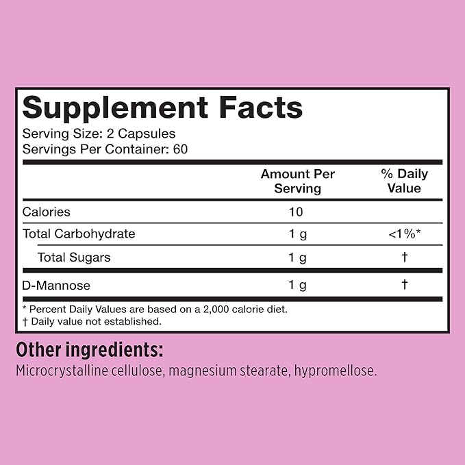 20% Bundle Utiva Cranberry PACs 30 Vegi Capsules Cranberry Supplement for Urinary Tract Health for Women and Men + Utiva D-Mannose 500mg 120 Capsules Naturally Flush The Bladder and Urinary Tract