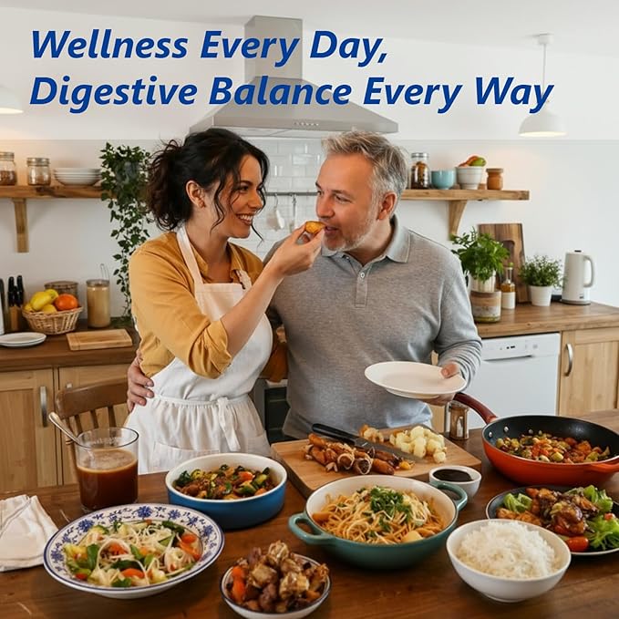 Digestive Enzymes Supplement with 100 Billion CFU Organic Probiotic & Prebiotic - Multi-Enzyme Formula for Women & Men - Supports Digestive & Gut Health, Aids Protein, Carb & Dairy Digestion, 180 Caps
