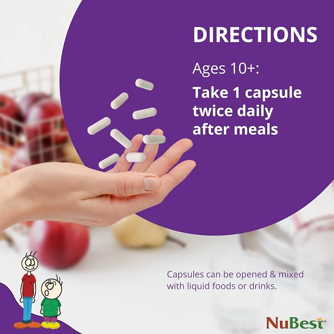 NuBest Tall 10+ - Advanced Bone Strength Formula - Supports Immunity, Healthy Development & Optimal Wellness - for Children (10+) & Teens Who Drink Milk Daily | Pack 3 | 3 Months Supply