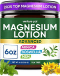 Magnesium Lotion with Arnica, MSM & Boswellia – Cooling Magnesium Cream – Lightweight Moisturizing Lotion for Legs & Feet – Safe for Kids – 6 fl oz