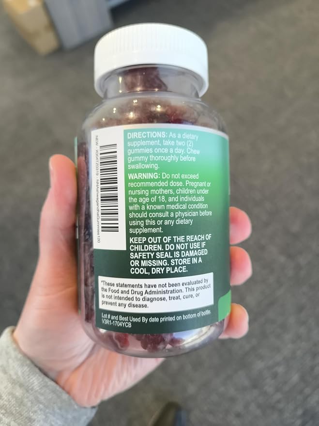 Ashwagandha Gummies - Advanced Ashwagandha Gummy Formula for Daily Use - Natural Antioxidant Support & Brain Health Support - Natural Calm, Relaxation, & Immune Support - Berry Flavor - 120 Gummies