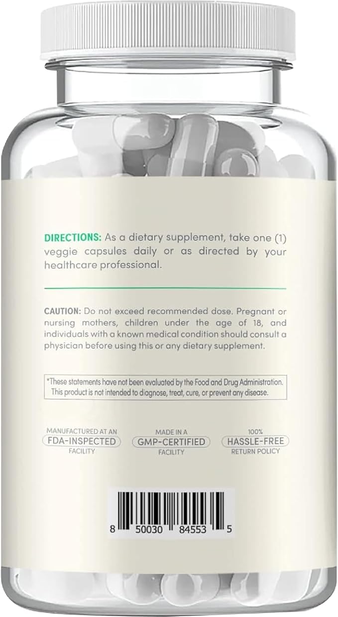 Vitamin B3 Nicotinamide 500mg - High Absorption Form of Vitamin B3 Niacin Flush Free for Hear Skin Brain and Energy Support - NAD Precursor - Made in a cGMP American Facility (180 Servings)