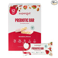 Supergut GLP-1 Boosting Prebiotic Bars, Strawberry Almond - Gut Healthy Protein Snacks & Breakfast Bars - Keto-Friendly Meal Replacement Energy Bars for Gut Health (12 Count)