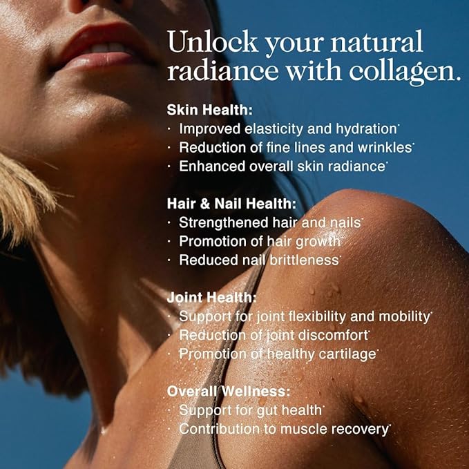 NAKED Vanilla Collagen Advanced - Peptides Protein Powder, Hyaluronic Acid, Vitamin C, Pasture-Raised, Grass-Fed Hydrolyzed Collagen Supplement, Paleo Friendly, Non-GMO, Keto, Gluten Free, 1.3LB