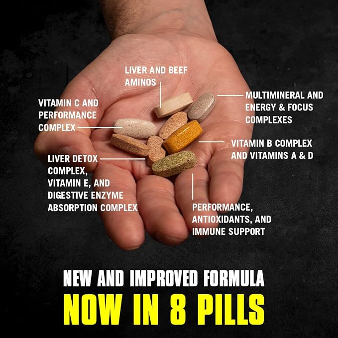 Animal Pak - Convenient Multivitamin for Men & Women Daily All-in-One Vitamin & Supplement Pack - Zinc, Vitamins C, B, D, Amino Acids, and Immune Support - Sports Nutrition Performance - 44 Count