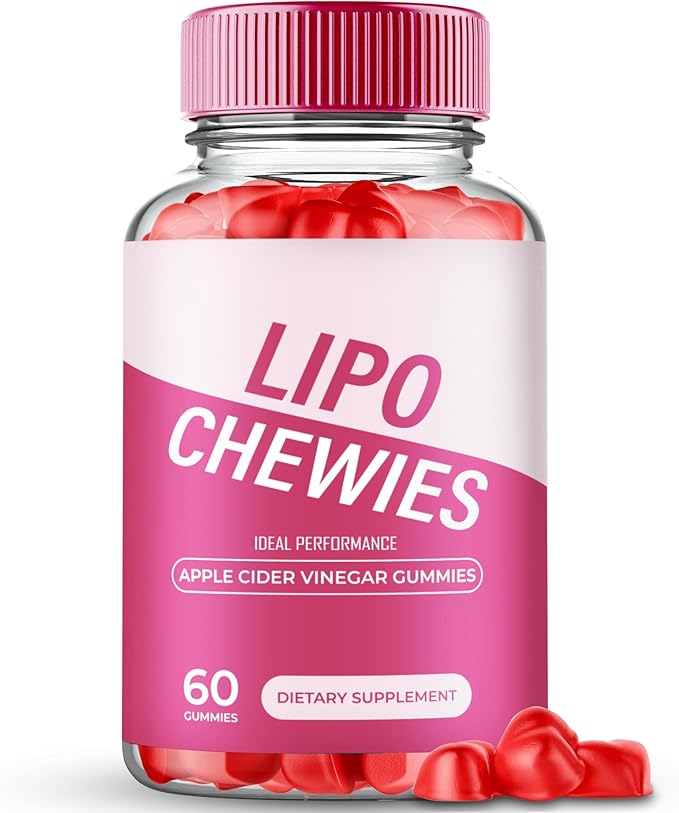 Lipo Chewies Brazillian Gummies, Lipo Chewies Keto ACV Keto Supplement Gummies - Maximum Strength, All Natural Support Formula, Keto+ACV Advanced Formula, LipoChewies Keto Gummy Reviews (60 Gummies)