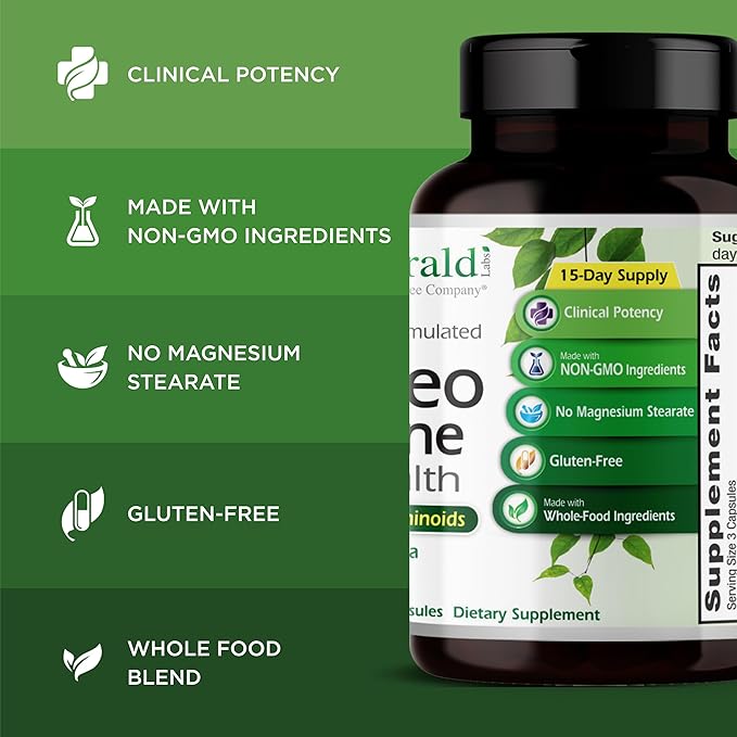 EMERALD LABS Osteo Bone Health - Immune Support & Bone & Joint Supplement with Vitamin D3, K2, Calcium, Magnesium, OptiMSM, Meriva Phytosome & More - 90 Vegetable Capsules