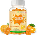 Prebiotic Fiber Gummies for Adults, 7G Extra Strength, Zero Sugar Added, 90 Pectin Based Gummies, Digestive Health -Orange