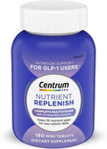 Centrum Nutrient Replenish GLP-1 Nutrition Support Multivitamin for Whole Body Health and Appearance - 180 Tablets, 6 Month Supply