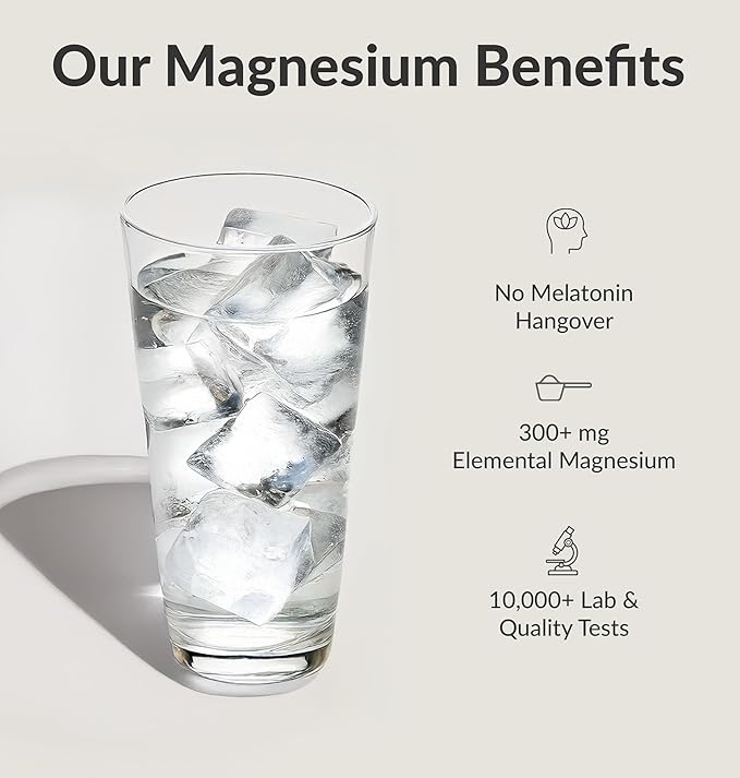 BIOptimizers Magnesium Breakthrough Drink - 8 Forms of Magnesium, Electrolytes, Sleep Health, Stress, Muscle Recovery, Heart Support | Glycinate, Citrate, Malate - Unflavored