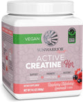 Sunwarrior Raspberry Elderflower Active Creatine Monohydrate for Her, 14.1 OZ