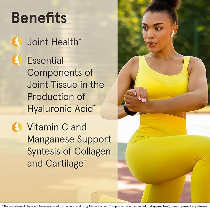 Jarrow Formulas Glucosamine + Chondroitin - 240 Capsules - Nutrient Support - Dietary Supplement for Joint Health - with Vitamin C & Manganese - 60 Servings