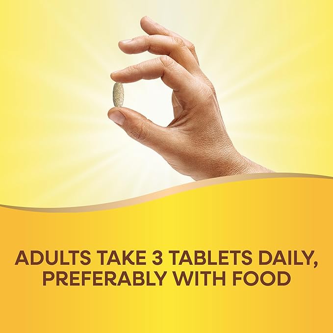 Nature's Way Alive! Max3 Potency Adult Complete Multivitamin, High Potency B-Vitamins to Support Cellular Energy Metabolism*, Multivitamin with Methylated B12 & Folate, No Added Iron, 180 Tablets