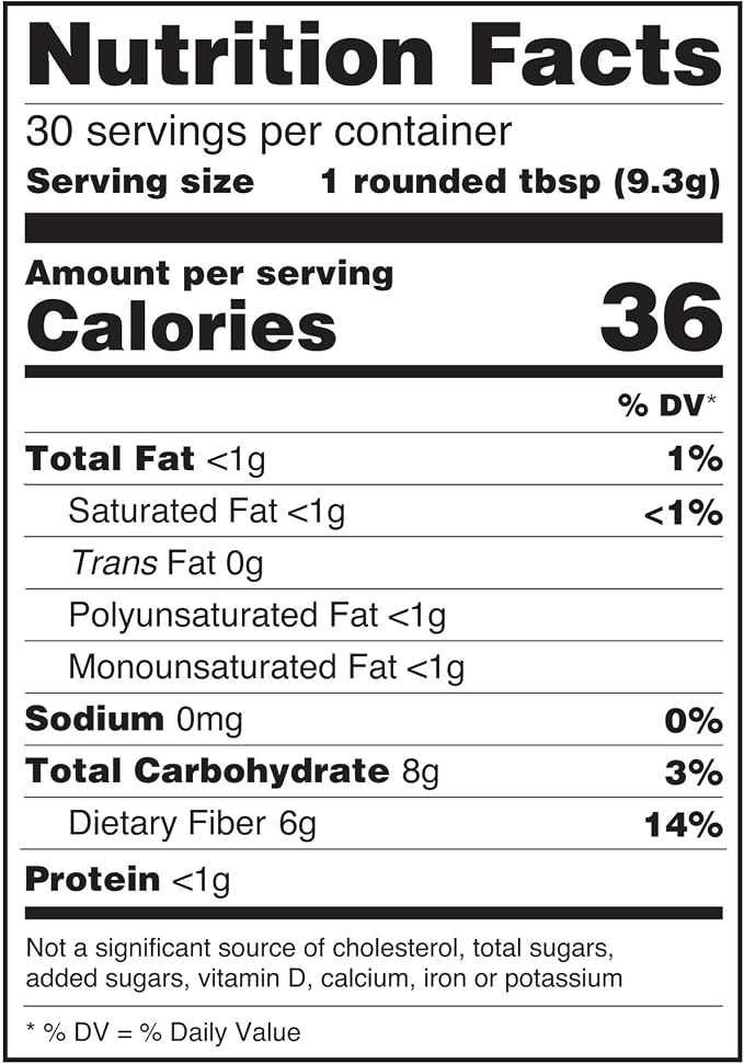 Firm Up Organic Soluble Fiber Supplement for Digestive Gut Health, Diarrhea Control & IBS Relief, Gluten Free Vegan Prebiotic Powder, One Month Supply