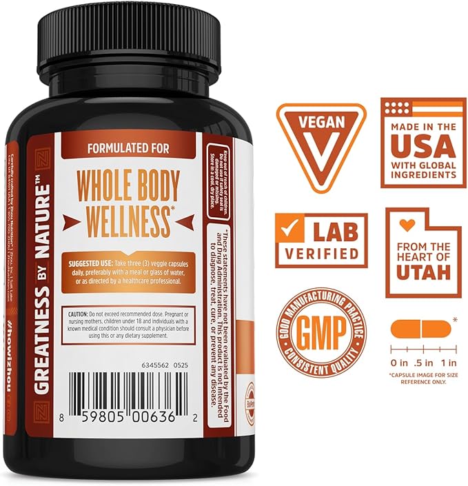 Zhou Turmeric Curcumin with Ginger - Turmeric and Ginger Supplement for Women and Men, Curcuminoids with Black Pepper Extract for Digestion and Digestive Health - 90 Veggie Capsules