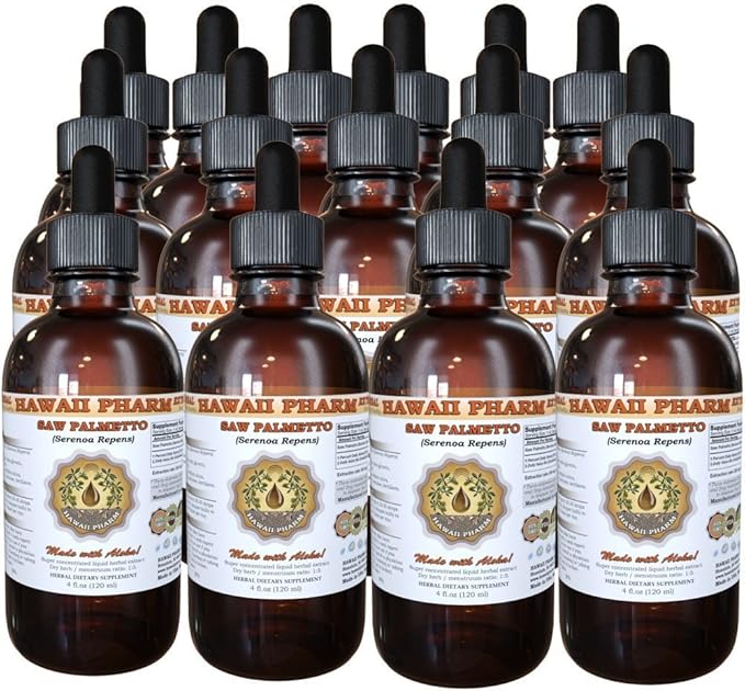 Hawaii Pharm Saw Palmetto (Serenoa Repens) Liquid Extract 15x4 fl.oz