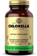 Solgar Chlorella - 100 Vegetable Capsules - Maximum Absorption - Non-GMO, Vegan, Gluten Free, Kosher - 100 Servings