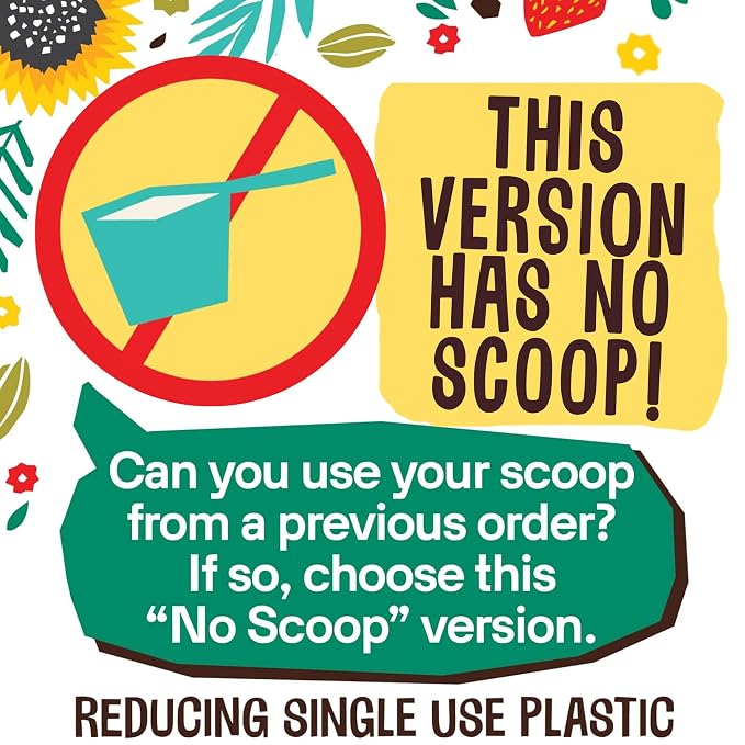 EarthChimp Organic Vegan Protein Powder - with Probiotics - Non GMO, Dairy Free, Non Whey, Plant Based Protein Powder for Women and Men, Gluten Free - 26 Servings 32 Oz (Chocolate) No Scoop