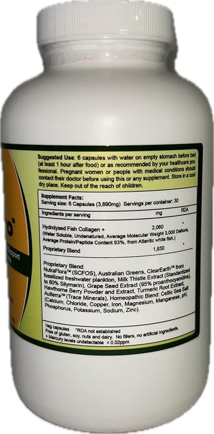 GI Pro - Marine Collagen - Nutritional Gastrointestinal Health Formula - 180 Capsules