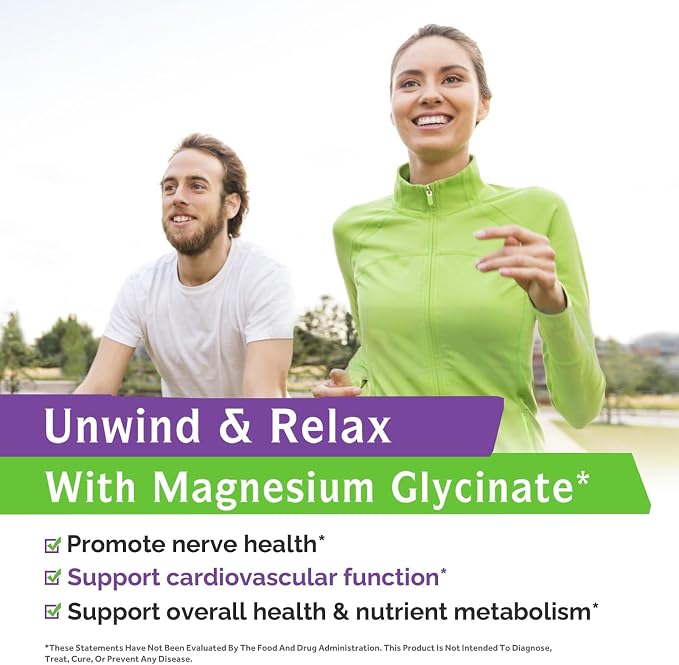 Innate Vitality Magnesium Glycinate 500mg | 70mg Elemental Magnesium Supplement - High Absorption, Non Buffered, Non-GMO & No Gluten - Vegan - Nerve Health - 60 Capsules (Pack of 1)