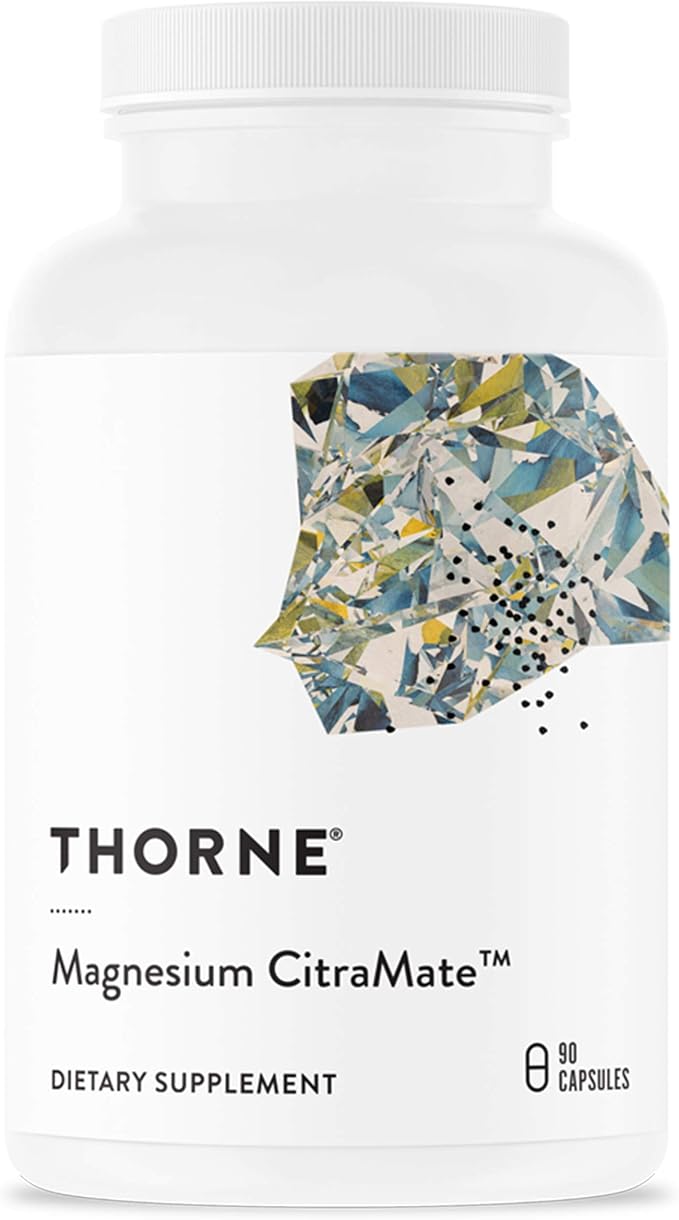 THORNE - Magnesium CitraMate & Creatine Performance Combo - Essential Support for Energy, Muscles, and Cognitive Function - 90 Servings