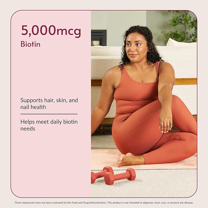 Bariatric Advantage Biotin 5,000 mcg - for Bariatric Surgery Patients - Easy-Digest Mini Capsules - Biotin Supplement - Hair, Skin & Nails Support* - 90 Count