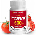 Lycopene 500MG & Prostate Supplement for Men 5-in-1 | Supports Heart & Skin Health， with Saw Palmetto Berry Extract, Pumpkin Seed Oil, Zinc & Selenium | Vegan, Non-GMO, 90 Capsules