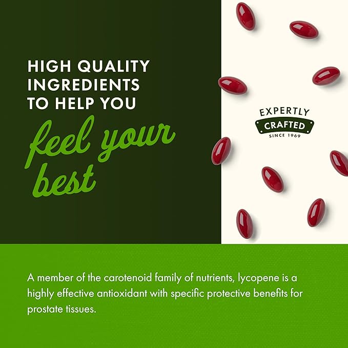 Swanson Lycopene Prostate and Heart Health Antioxidant Supplement for Men Over 40 Supporting Blood Pressure in Normal Range (60 Softgels)