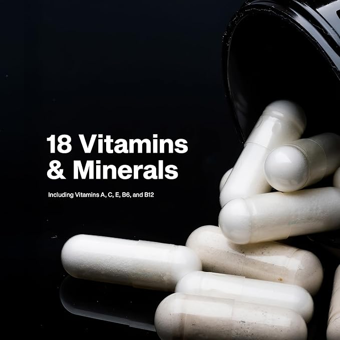 MuscleTech Platinum Multivitamins for Men & Women - Multi-Vitamin Supplement for Immune Support - 18 Vitamins & Minerals, Vitamin A C D E B6 B12 - Daily Workout Supplements for Men - 90 Capsules