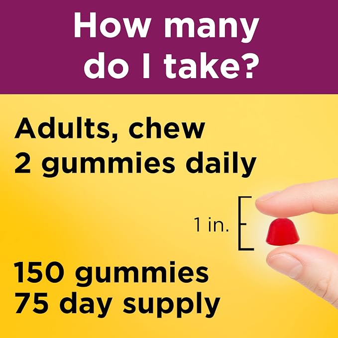 Nature Made Multivitamin for Women,Womens Gummy Multivitamins for Daily Nutritional Support,150 Multi Vitamin Gummies,75 Day Supply,(Pack of 2)