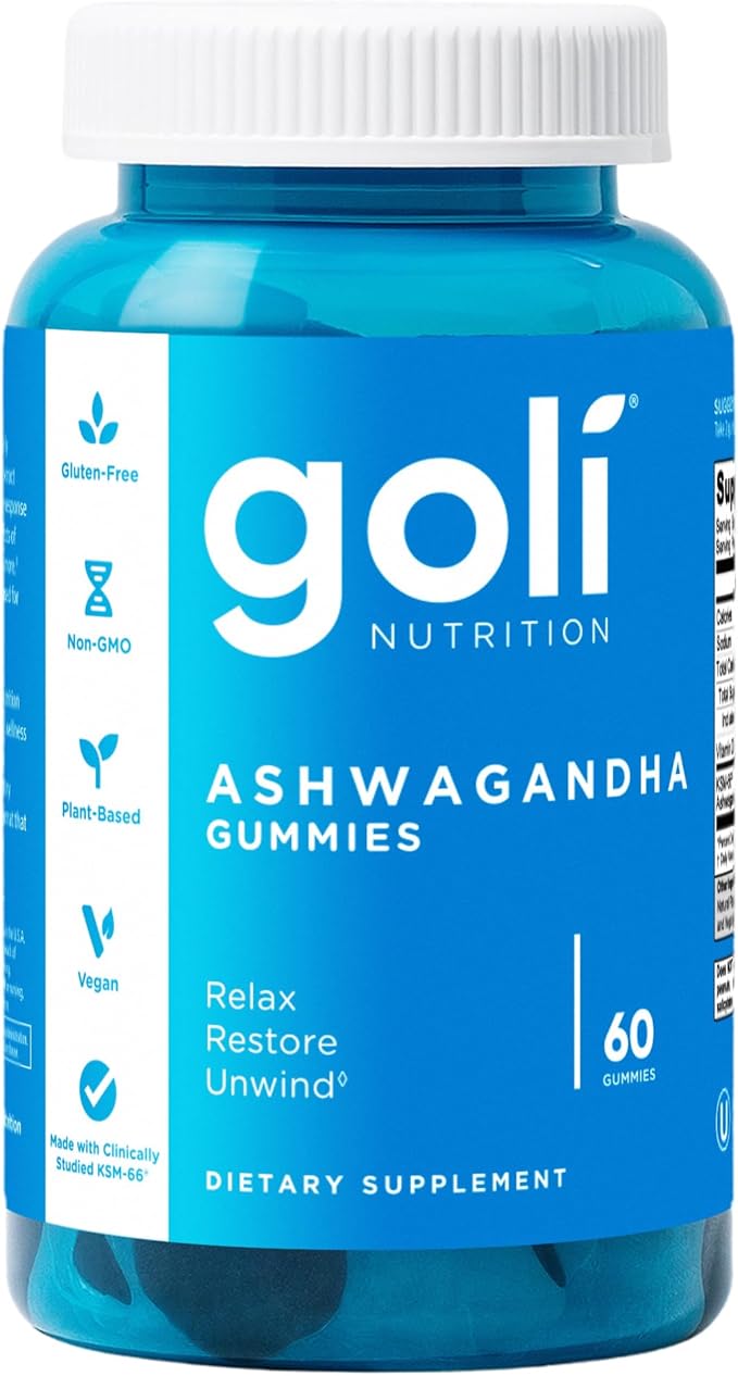 3 Bottles of Goli Favorites Bundle: Ashwagandha KSM-66, Apple Cider Vinegar, Matcha Mind Supplements with Cognizin, Vitamins D2 and B12
