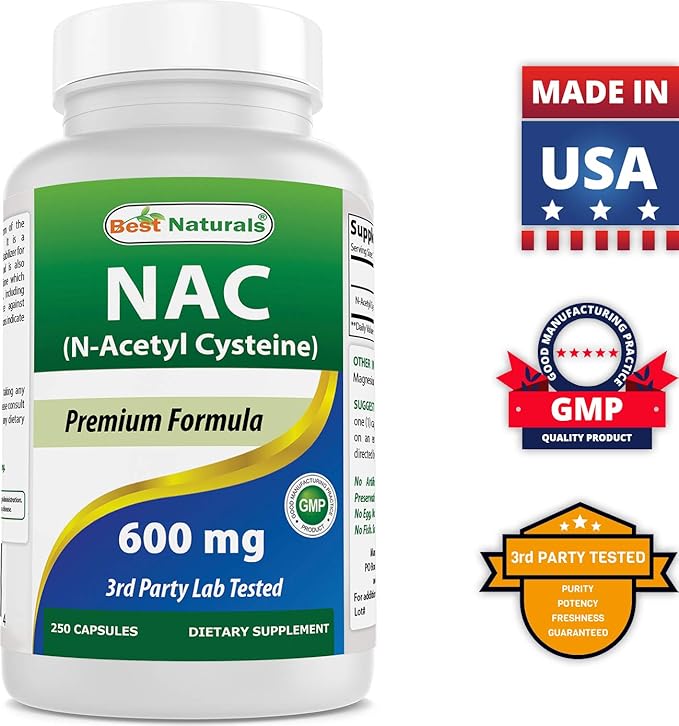 Best Naturals NAC 600 mg & Alpha Lipoic Acid 600 mg