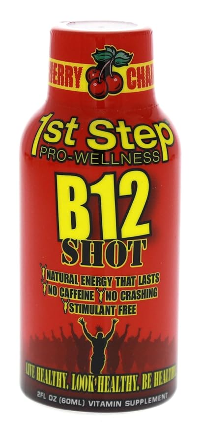 B-12 Boost Cherry Charge 12 (2 fl oz) bottles
