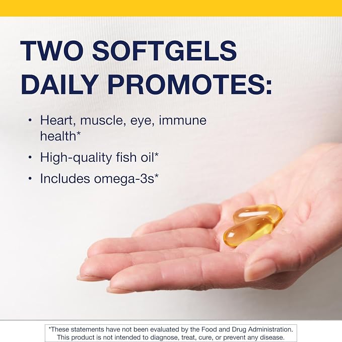 Metagenics OmegaGenics Fish Oil EPA-DHA 720 mg - High Potency Omega-3 Supplement* - Supports Heart, Joint, Brain & Immune Health* - Sustainably Sourced, Purity-Tested Fish Oil - 120 Softgels