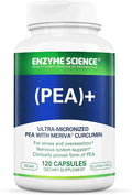 Enzyme Science Pea + Turmeric Curcumin Supplement for Physiological Support Helps Support Nervous, Immune, & Muscular Systems - 120 Capsules