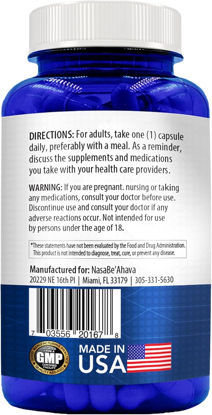 CoQ10 200mg Capsules | Vegan Friendly Coenzyme Q10 200mg from Easy Absorption Ubiquinone Supplement for Skin Heart and Energy Support | Made in The USA in cGMP Facilities (200 Servings)