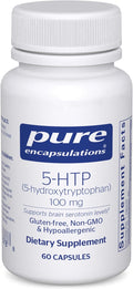 Pure Encapsulations 5-HTP 100 mg - Brain Health, Sleep Regulation & Appetite Support* - 5-Hydroxytryptophan - Gluten Free & Non-GMO - 60 Capsules