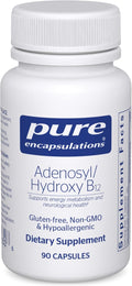 Pure Encapsulations Adenosyl/Hydroxy B12 90's - High-Potency B Vitamin - for Energy Metabolism & Neurological Support* - Brain Support Supplement* - Vegan & Gluten Free - 90 Capsules