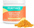 Further Food Superfood Turmeric Root Powder - Maximum Absorption, Natural Immune Booster, Golden Milk Blend, Sugar Free, Keto, Vegan, Non-GMO, 6.35 Oz