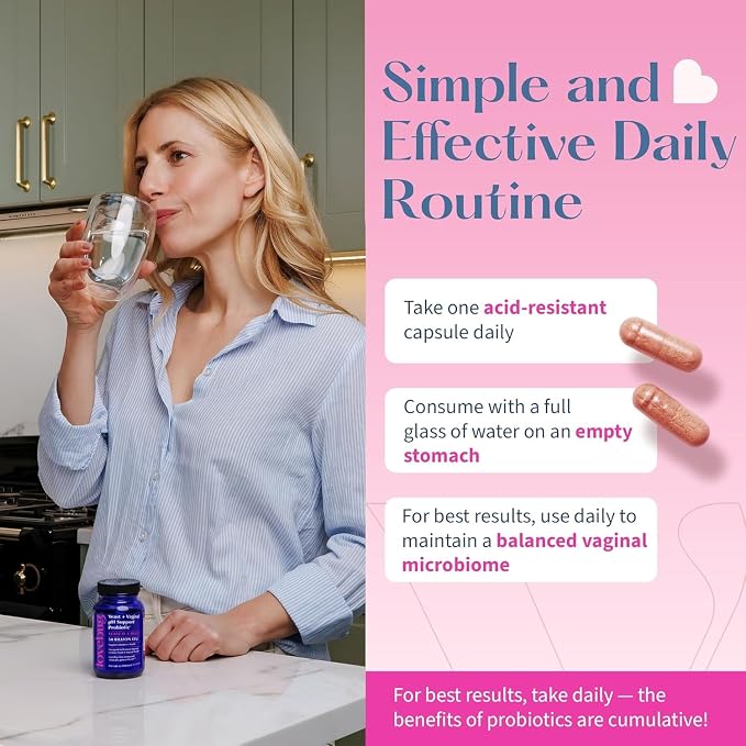 LOVEBUG Probiotics for Women with Pancran – Multi-Strain Probiotic Supporting UTI, BV, Odor & PH Balance - Vaginal Probiotics for Womens Intimate Flora & Digestive Health - 30 Capsules