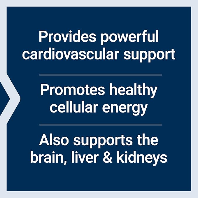 Life Extension Super Ubiquinol CoQ10 with Enhanced Mitochondrial Support, Potent Heart Health & Cellular Energy Production Support, Ultra-absorbable, Gluten-Free, Non-GMO, 100 mg, 60 softgels